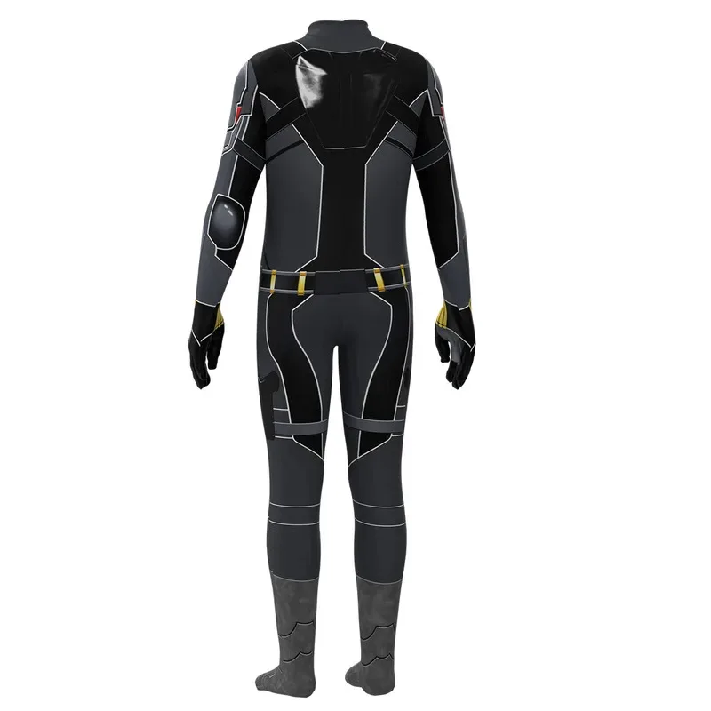 Sky06 الكبار الاطفال تأثيري حلي حفلة الهالوين 3D الأسود المطبوعة بذلة Bodysuit66lU&