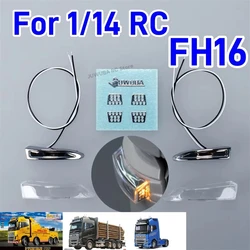 2 PCS Side Turn Signal Light RC 1/14 Model Tractor Truck FH16 Indicator Lighting LED For Tamiya 1/14 RC Radio Control Truck Part