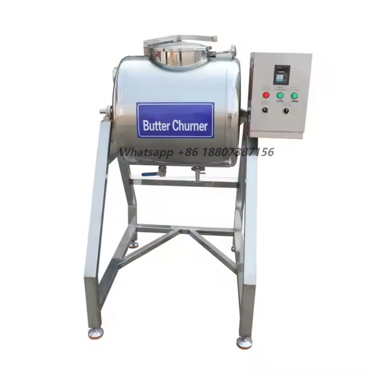 Automatic Churner Machine for Butter Diary Cream Mixing tank Butter Making Plant Churn  Machine for the Dairy Farm Equipment