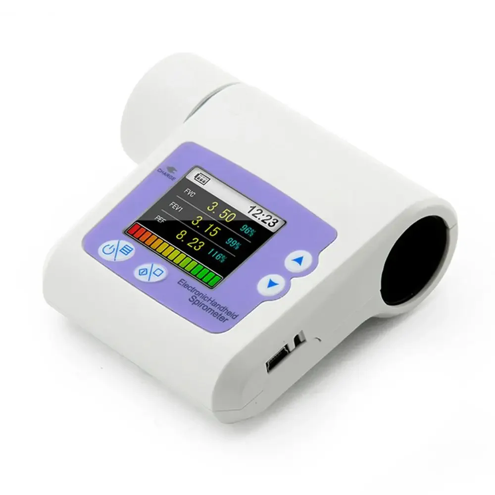 NEW Best Selling LCD Display USB Recharge Portable Handheld Digital Spirometer