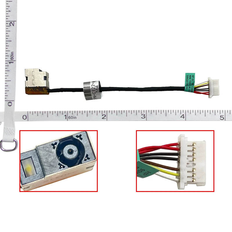 DC Power Jack Cable for HP 15T-DA 15T-DB 15T-DR 15T-DX 15T-DS 250 255 256 G7 15G-DR 15-DA 15-BE 15-BA TPN-I124 I120 Q186 W142