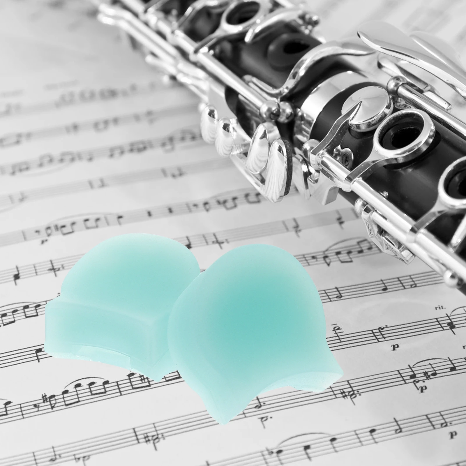 

4 Pcs Finger Rest Thumb Glove for Clarinet Protectors Cushion Cover Guards Pads