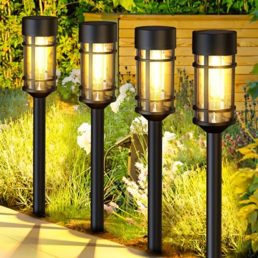Solar Lights Outdoor Waterproof, 8 Pack 21