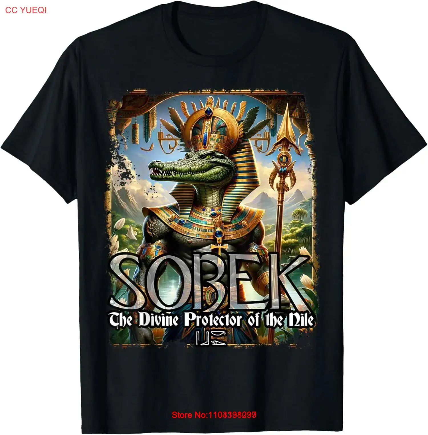 NEW LIMITED Sobek Crocodile God Ancient Egyptian Mythologys T-Shirt S-3XL