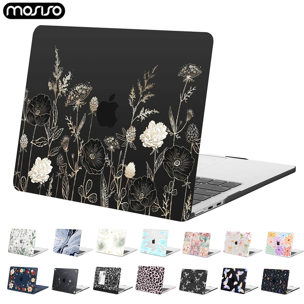 Pattern Laptop Case for MacBook Pro 14 16 A3401 A3403 A2338 for Air 13.6 15 M2 M3 M4 Cover 11 12 13 15 14 16 inch Macbook Case