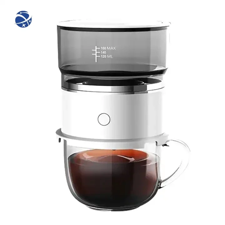 YUNYI Portable Coffee Machine Automatic Battery Hand Drip Coffee Maker Machine Coffee Powder Companion Cafetera  Machine Home