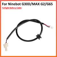 Rear Fender Taillight Battery Cable For Ninebot MAX G30D G2 G65 Electric Scooter Brake Light Terminal With Waterproof Rubber