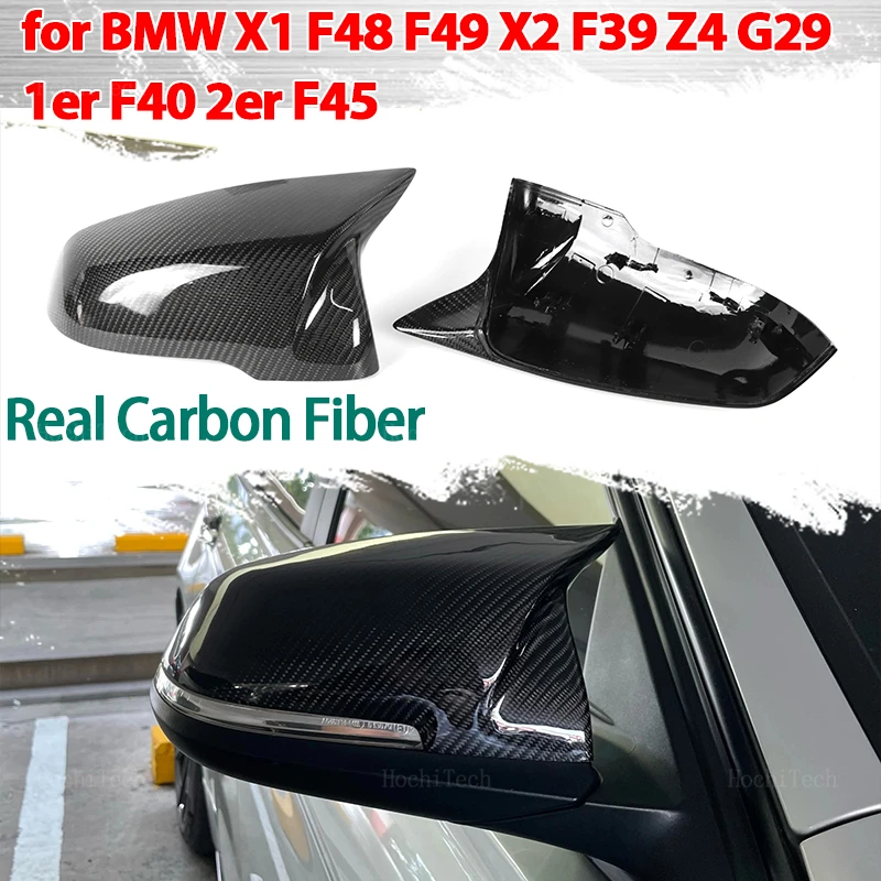 

Carbon Fiber Door Wing Side Mirror Cover Caps Shell Case for BMW F44 F40 Z4 G29 X1 F48 F49 X2 F39 Toyota Supra 2019-2023