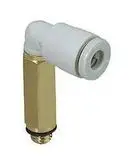 Excellent connector KQ2W08/06/04/10/12-02S-01-03-04-M5 white external screw extension elbow PLL