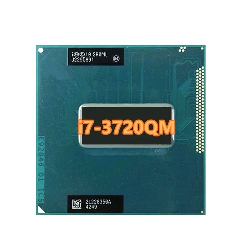 Intel Core i7 3720QM SR0ML 2.6GHz 4-Core 8-Thread notebook Laptop Processor LGA G2 / rPGA988B