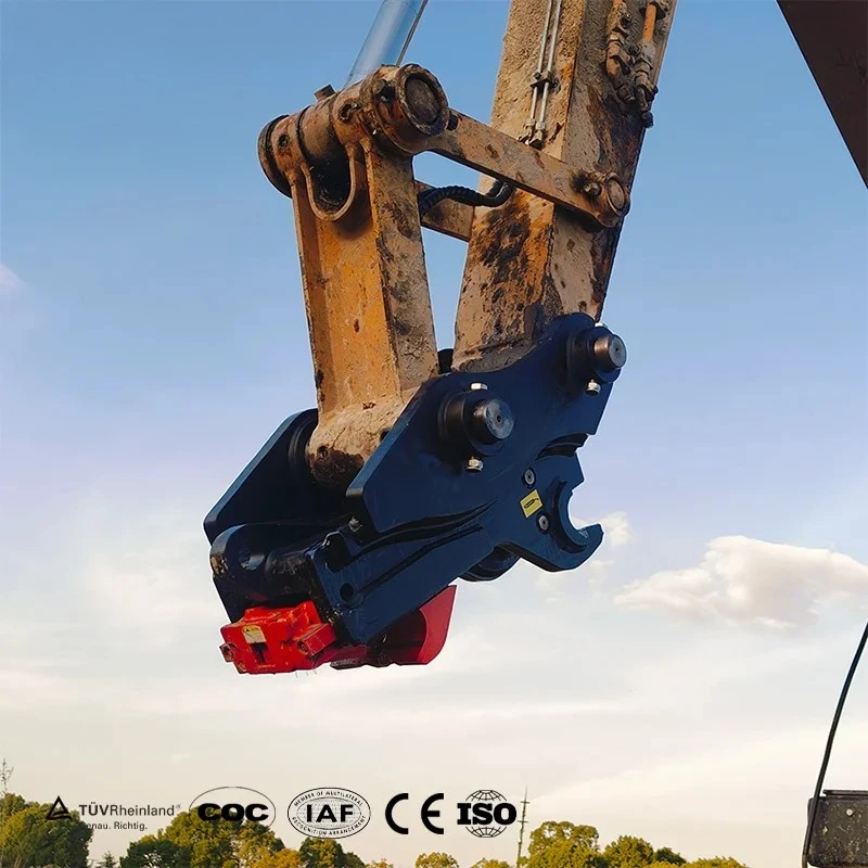 

CE Certified 20T Load Hydraulic Quick Hitch Universal Fit for All Excavators Heavy-Duty Triple Locking System