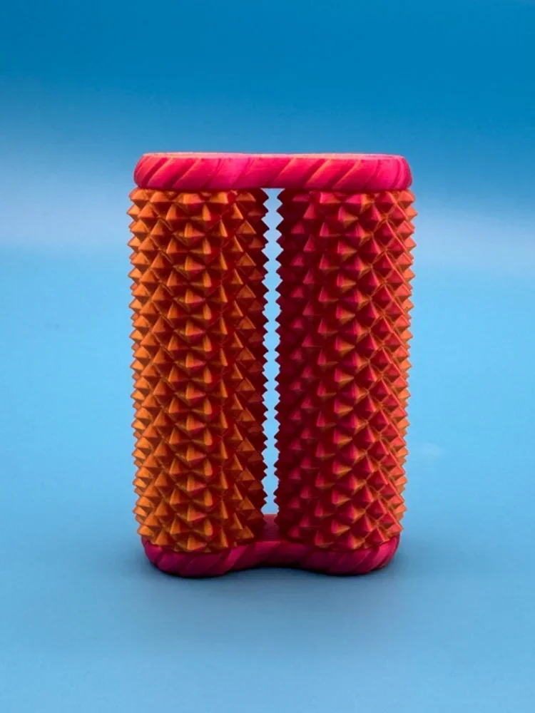 Cadeau ergonomique anti-stress avec rouleau à double axe Spike, stimulation de la douleur, Fidget Roller | Masseur de mains texturé pour la concentration d'anxiété