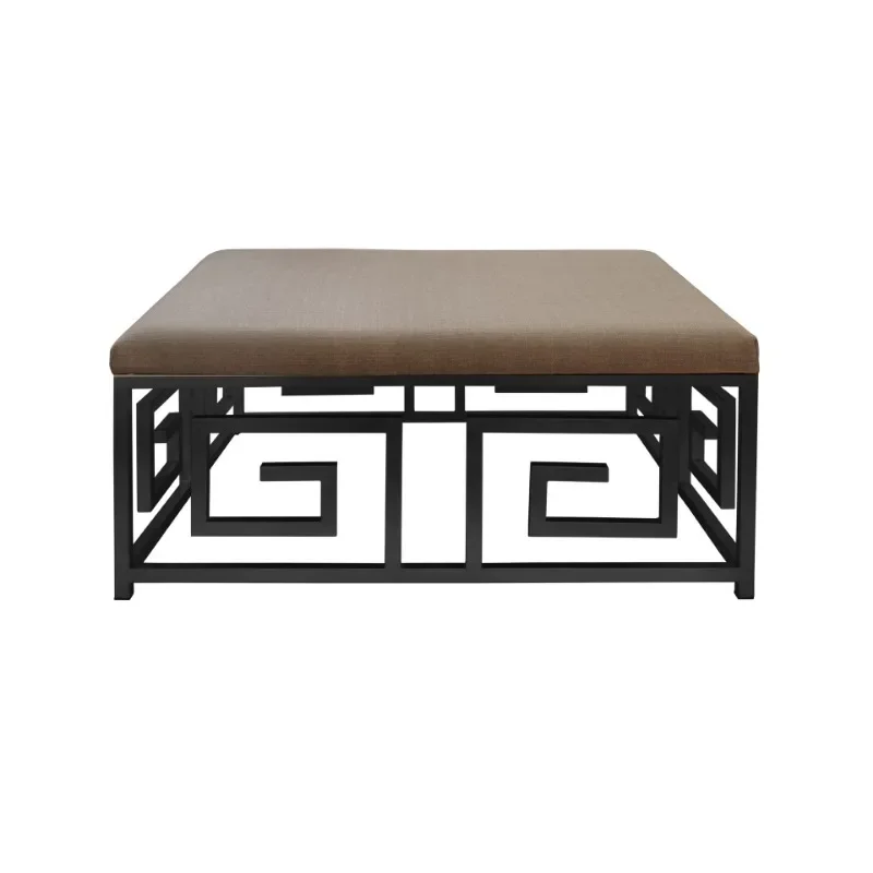 

New Chinese shoe changing stool, hotel lobby leisure stool, soft decoration design