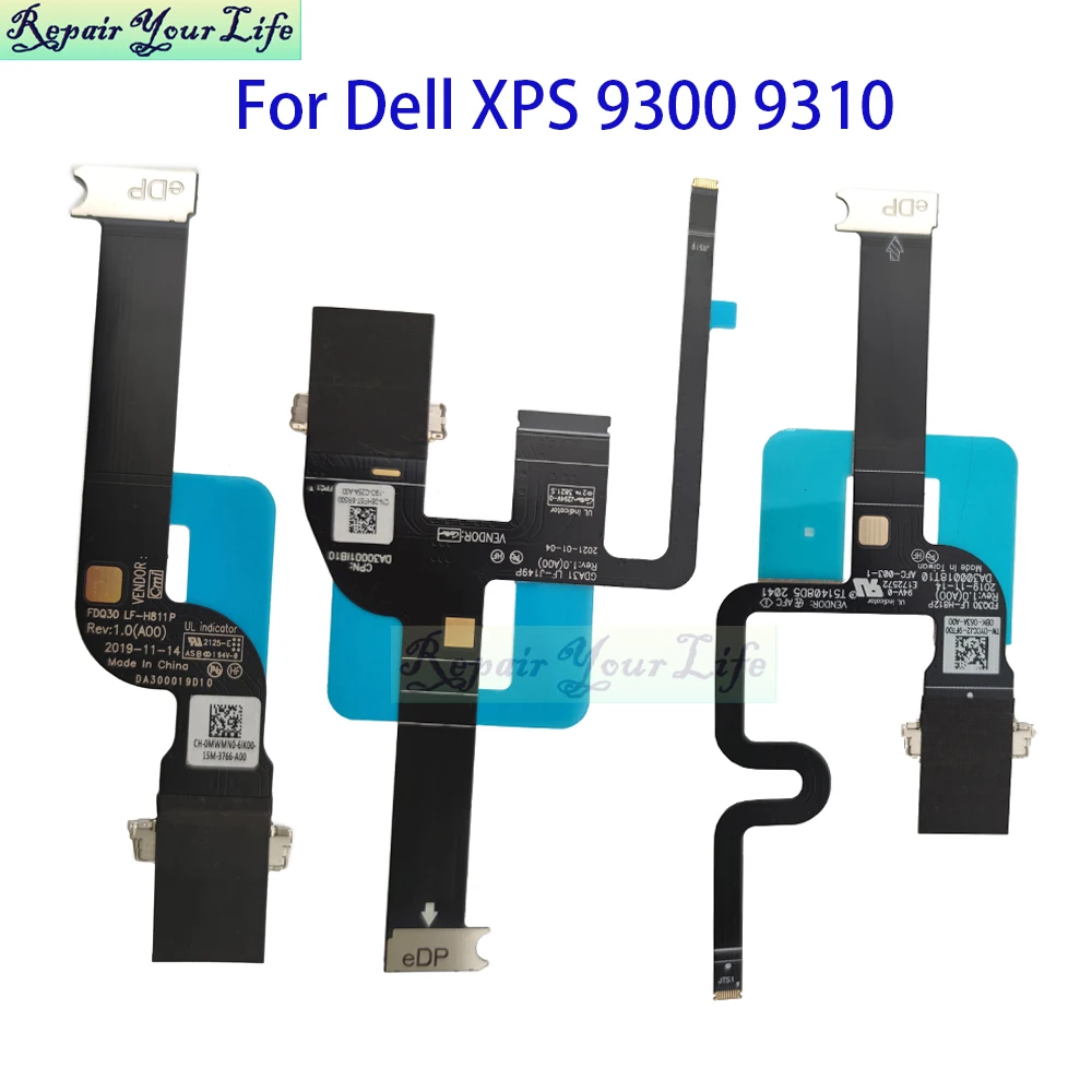 FHD UHD LCD Screen Cable For Dell XPS 9300 9310 LF-H811P 0MWMN0 LF-H812P 0YCCJ2 LF-J149P 08HF57 LVDS Display Video Flex Cables