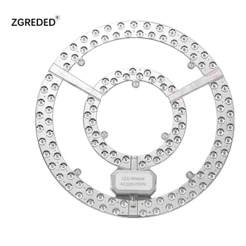 Luz de techo de panel LED Panel de panel LED regulable 24w36w48w96W120W220v Módulo redondo de panel LED