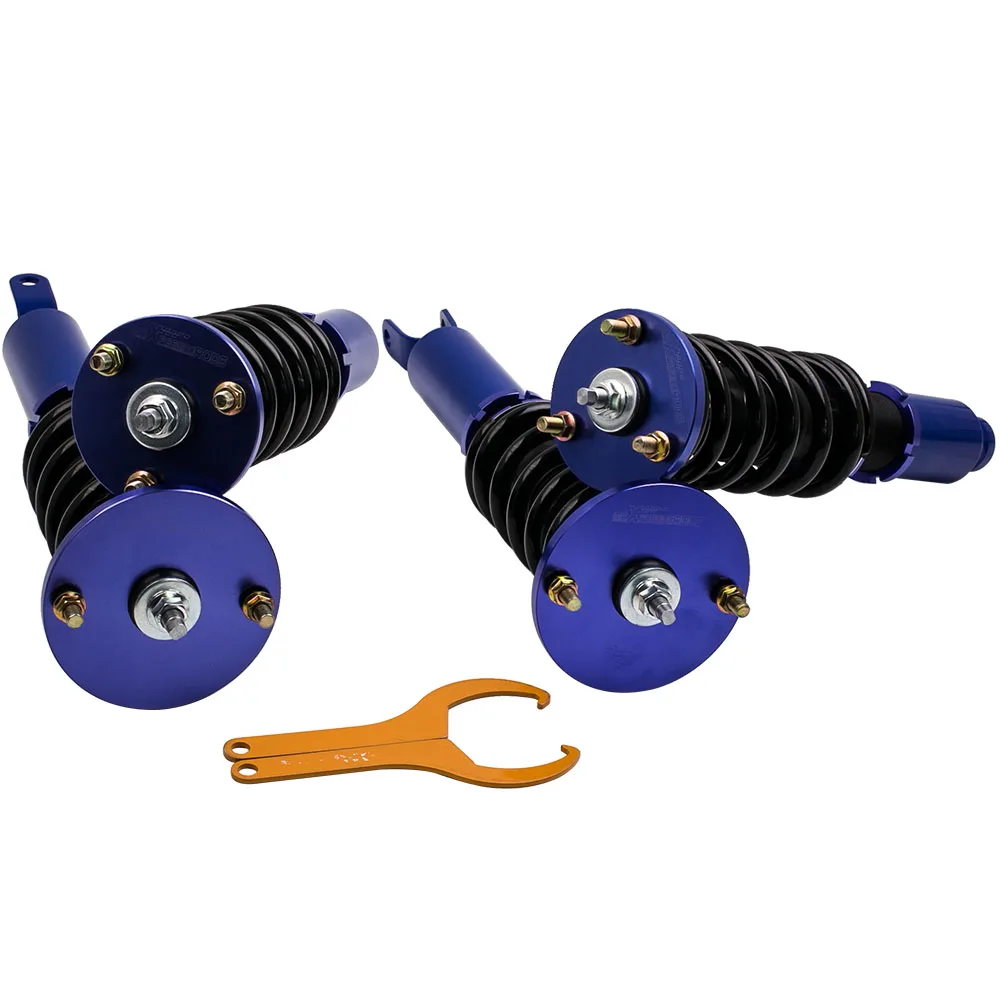 

Full Coilover Struts Shock Absorbers Suspension Blue For Honda Accord 1990-1997 Coilovers Shock Suspension Spring Kits