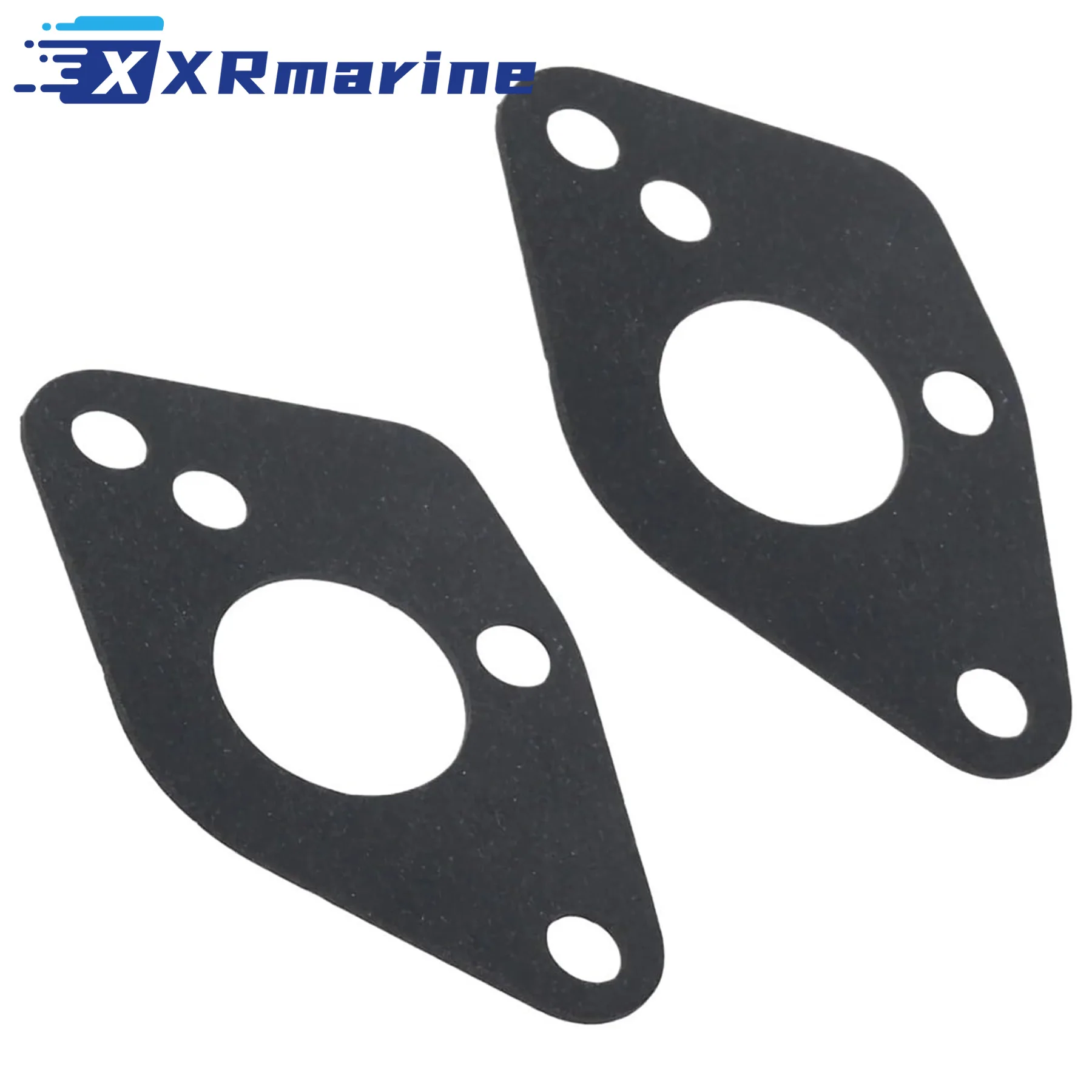 2 Pcs Marine Carburetor Gasket 27-16327 Replacement for Mercury Mariner 2 Stroke Outboard 4HP 5HP 6HP 8HP 9.8HP Engines