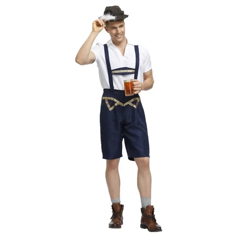 Alemanha oktoberfest traje halloween lederhosen bávaro tradicional festival cerveja macacão cosplay masculino