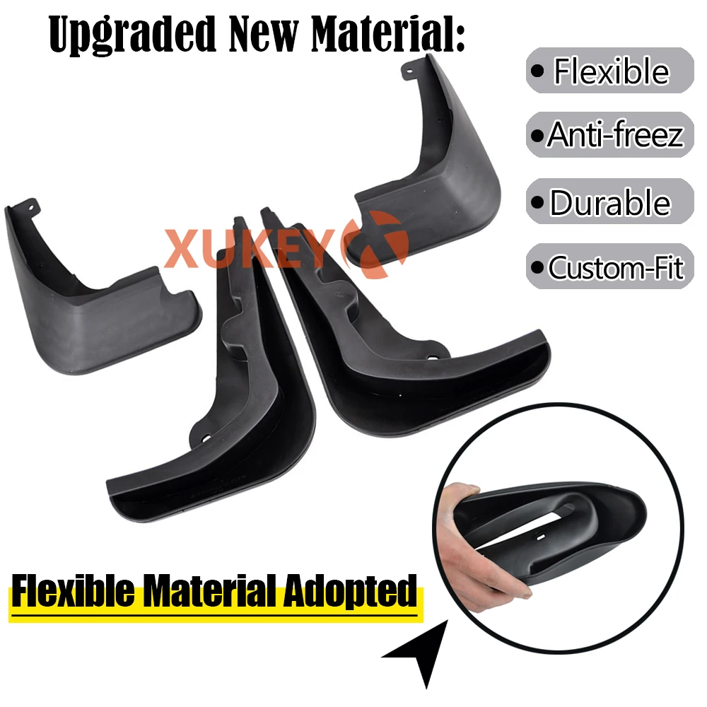 4pc For Ford Focus MK3 3 4dr Sedan Saloon 2011 - 2019 Splash Guards Mudguards Mud Flaps 2012 2013 2014 2015 2016 2017 2018 2019