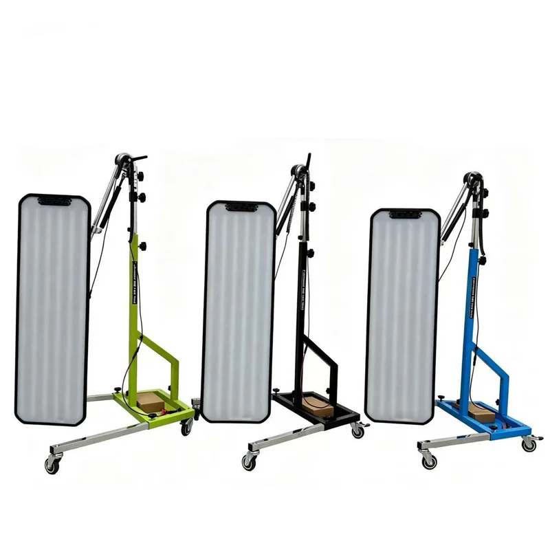 Car Dent Repair Tools Gas-spring Hydraulic Rod PDR LED Dent Inspection Light Board Stainless Steel Wheel Stand Optional 6 Strips