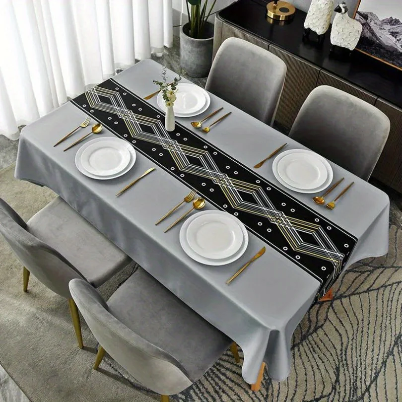 1pc Nordic Modern Minimalist Light Luxury Kitchen Wedding Decoration Coffee Table Tablecloth Fireplace Countertop Table Cover