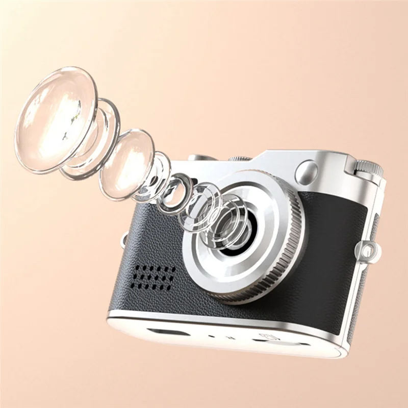 

1080P Mini Keychain Camera Retro Digital Camera Portable Compact Mini Cameras Pocket Video Recorder For Student Travel