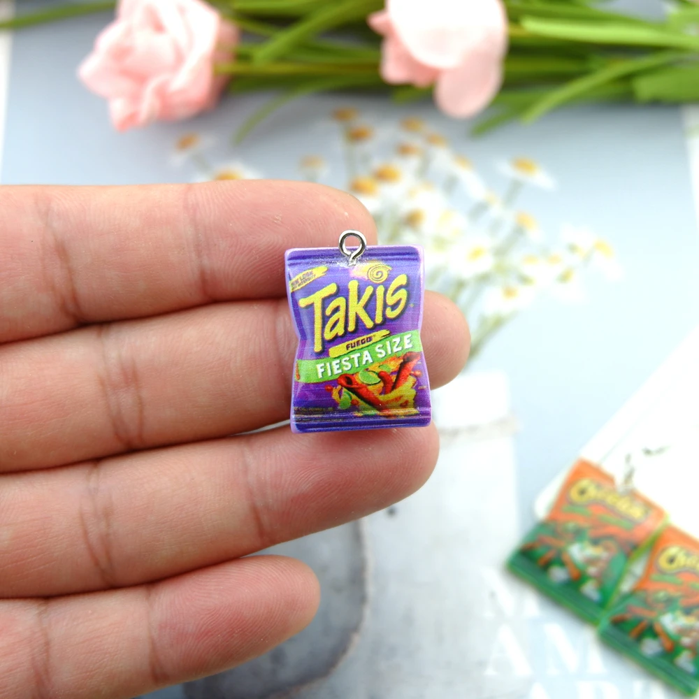 Kawaii Potato Chips Snacks Charms for DIY Making