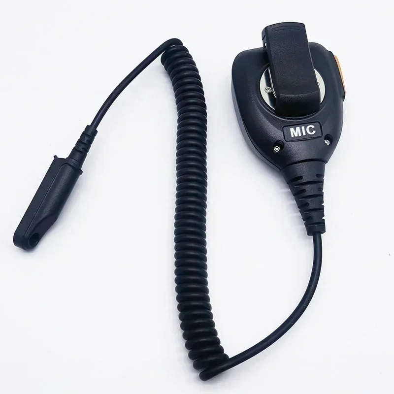 New Style Baofeng Walkie Talkie UV-9R Plus Spring Cable Speaker Microphone Radio Waterproof PTT Mic for UV9R BF-A58 BF-9700