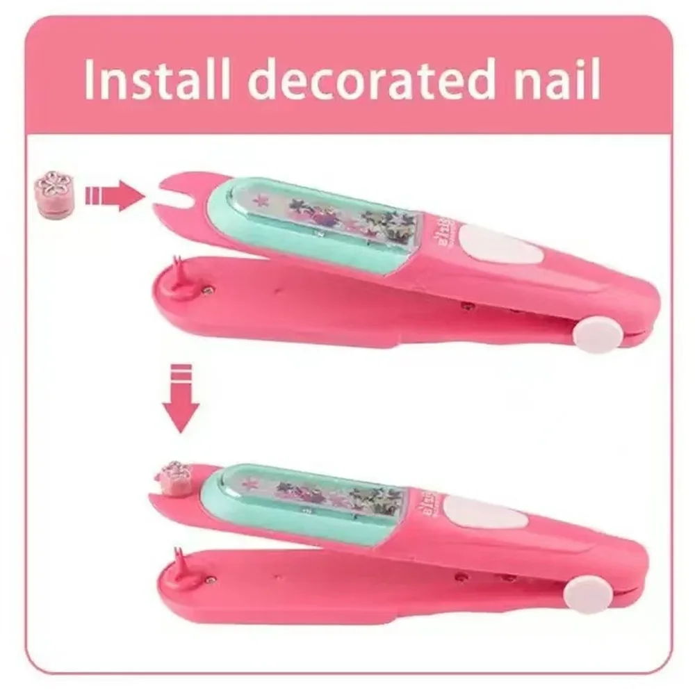 DIY Bead-Making Machine Set for Girls Interactive Parent-Child Jewelry Drill Toy Children's Hair Beauty Gift Toy