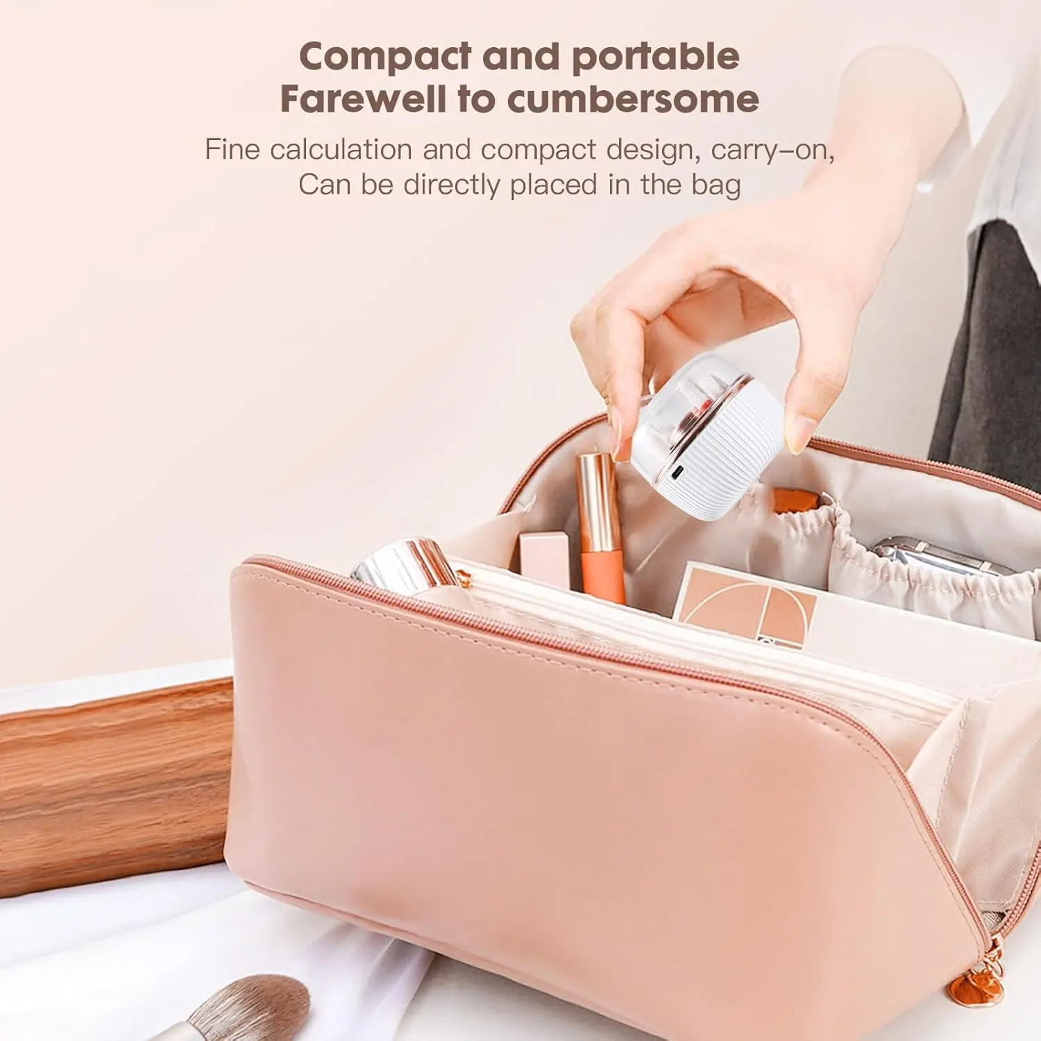 مبرد أظافر كهربائي لاسلكي مع مصباح، مجموعة ملفات إلكترونية احترافية لأظافر جل الأكريليك - مستلزمات مانيكير وباديكير