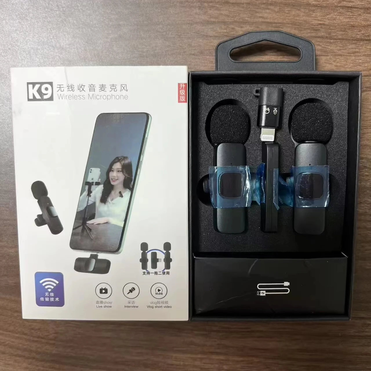 

Hot Type C Wireless Lavalier Lapel Microphone For Vlogging & Live Streaming For Mobile Phone Audio/Video Recording