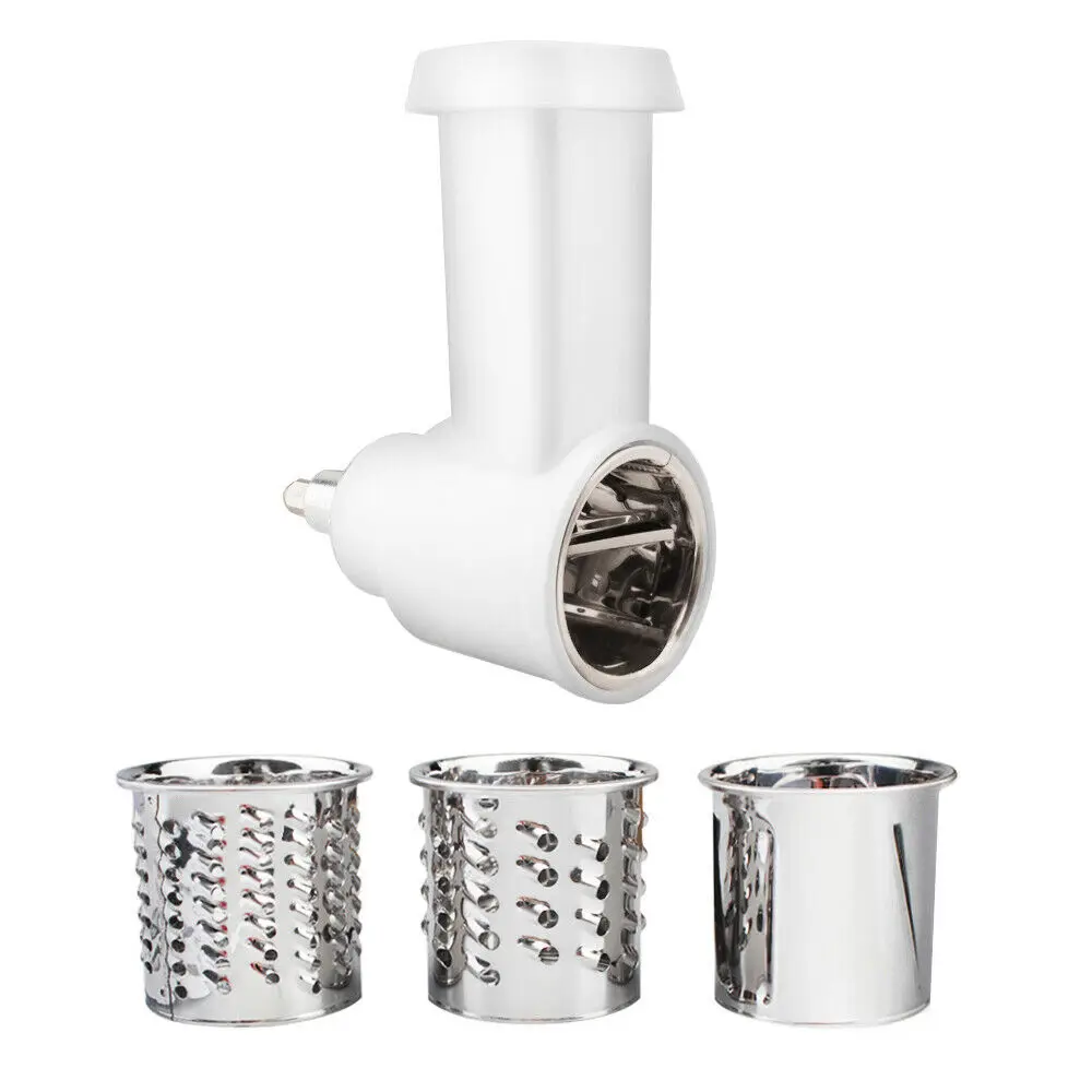 Slicer And Shredder Attachment 3 In 1 for KitchenAid Stand Mixers as Vegetable Chopper Accessory-Salad Maker Kitchen Meat Grinder view 2