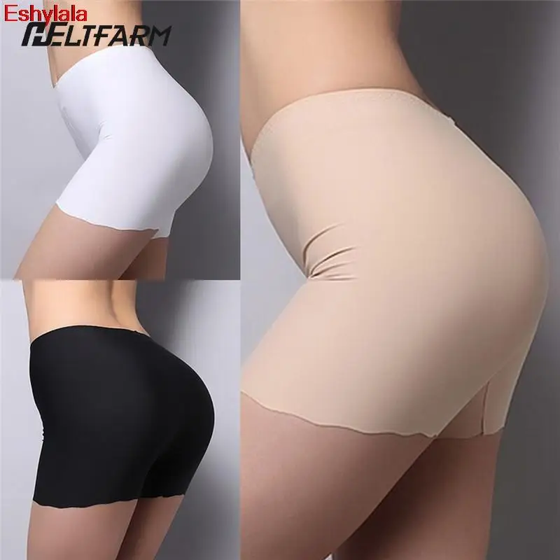 Soft Cotton Seamless Safety Short Pants Summer Under Skirt Shorts Modal Ice Silk Breathable Short Tights Underwear