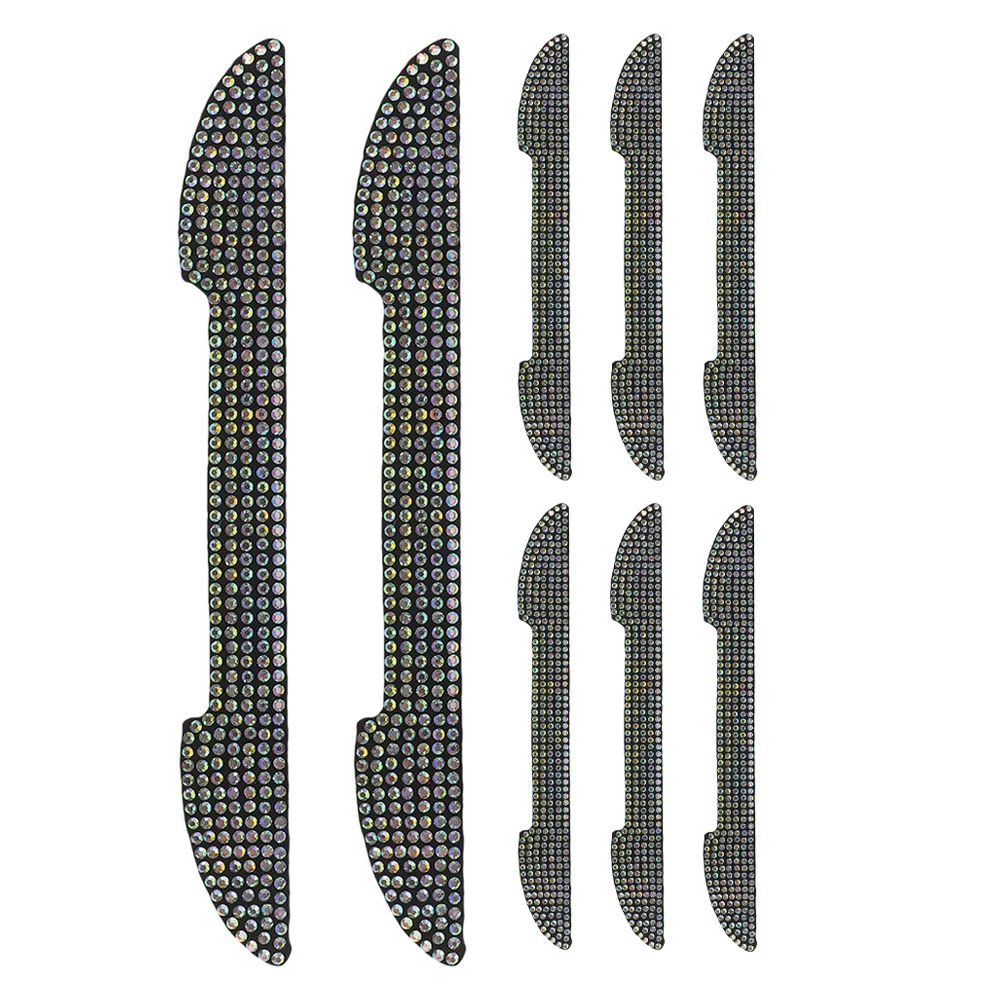 

8Pcs Car Door Guard Cover Scratch Resistant Anticollision Door Handle Protector Safety Covers Bling Car Accessories Set