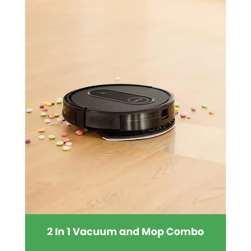 QWVactidy Nimble T7 Robot Vacuum and Mop Combo,WiFi/App/Alexa/Siri Control,Robotic Vacuum Cleaner with Schedule,2 in 1 Watertan