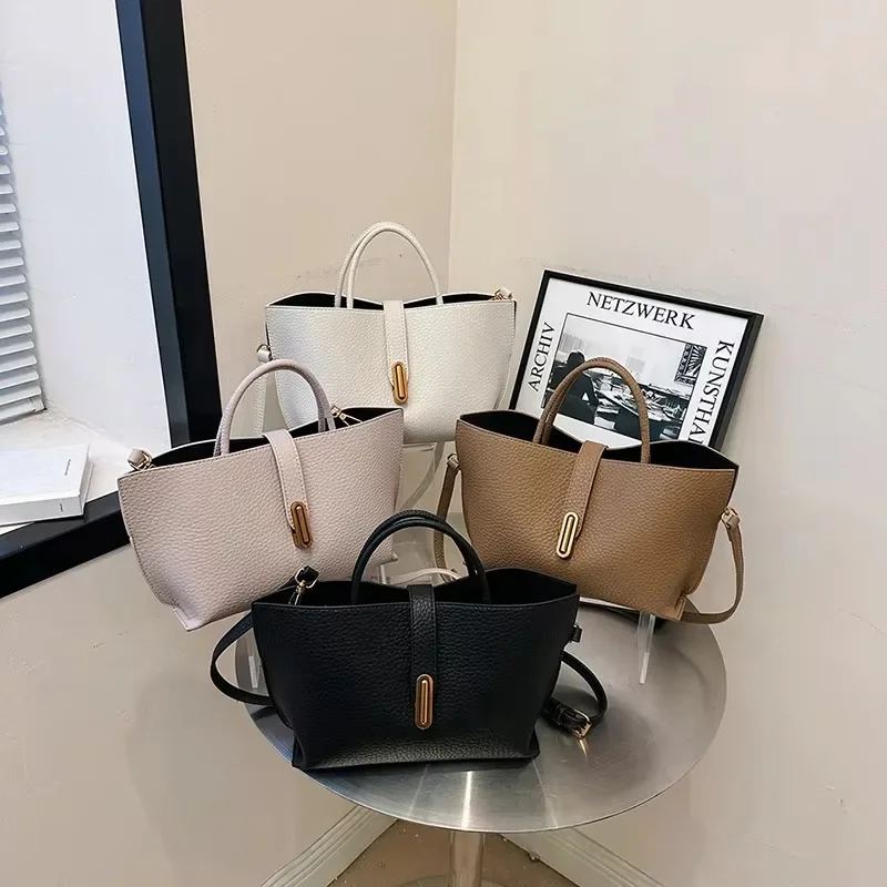 2026 New High Quality Solid Color PU Women\'s Shoulder Bag Hot Selling Large Capacity Casual Commuting Crossbody Bagсумка женская