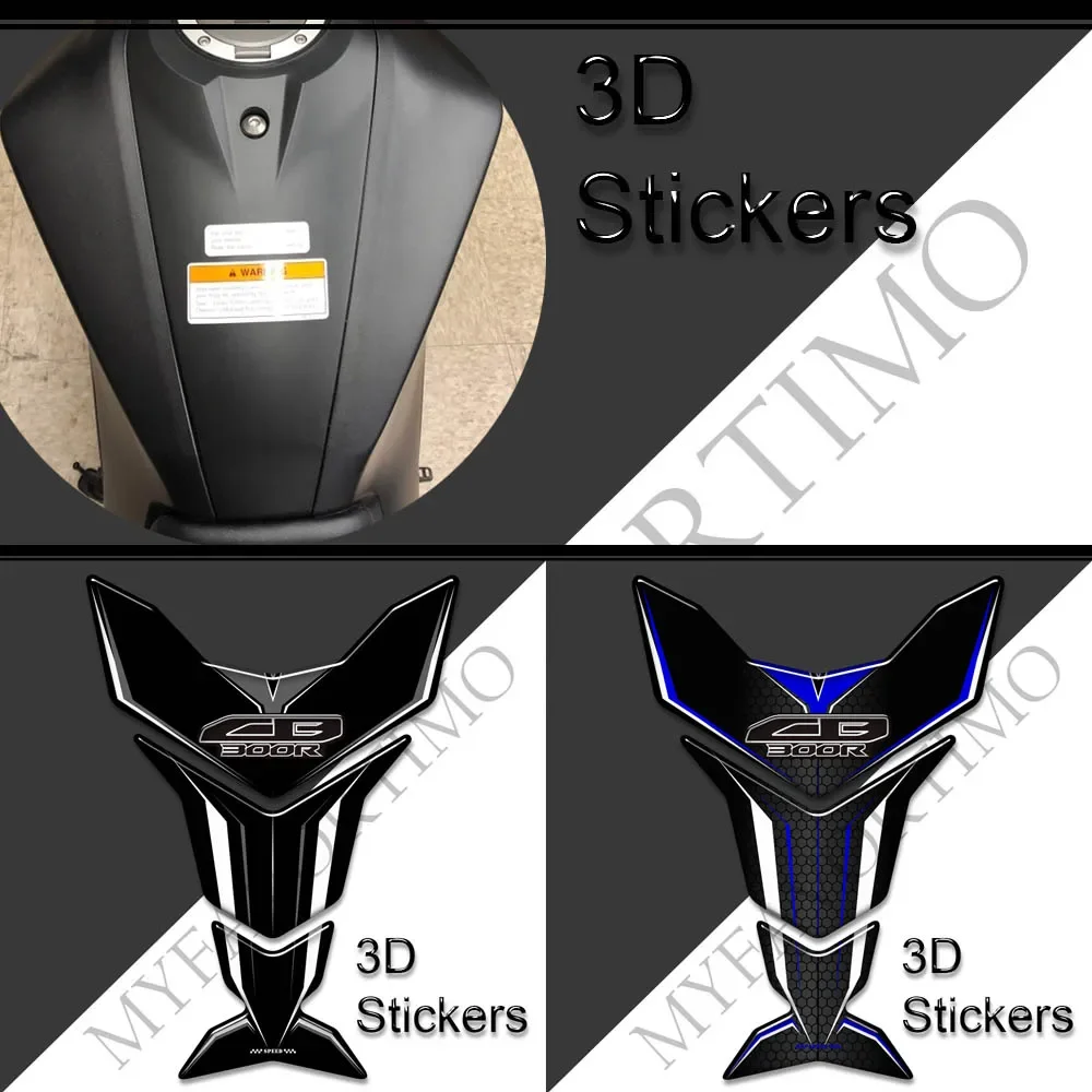 2018 2019 2020 2021 2022 Motorcycle Grips Tank Pad 3D Stickers Gas Fuel Oil Kit Knee Protector For Honda CB300R CB 300R