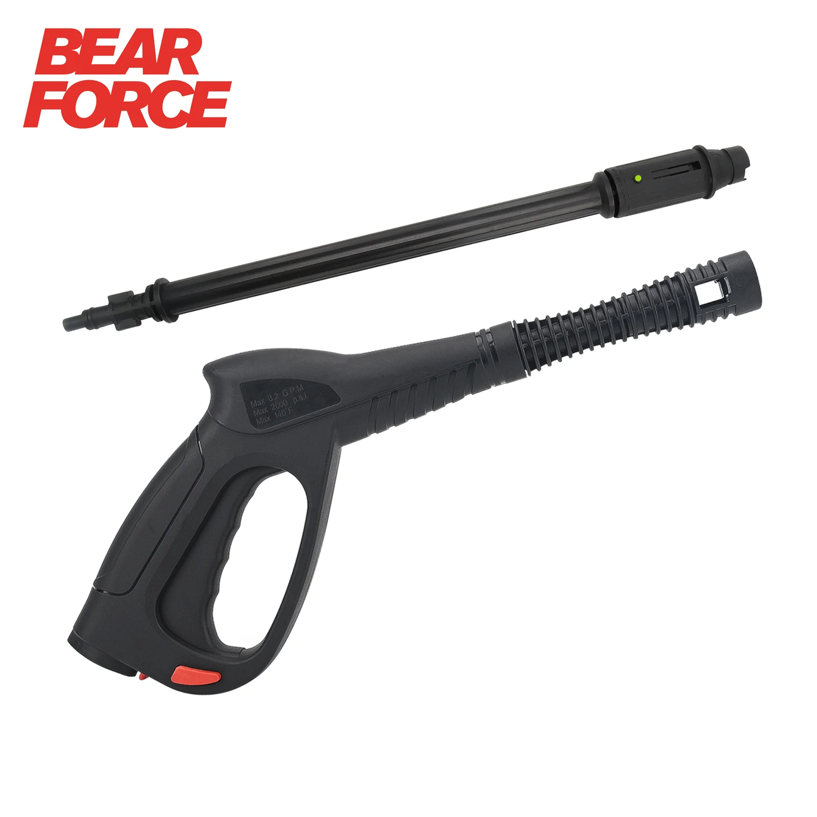 High Pressure Water Gun with Variable Jet Wand Compatible with Portland Husky Ford Pulsar ShopForce Taskforce Powerwasher