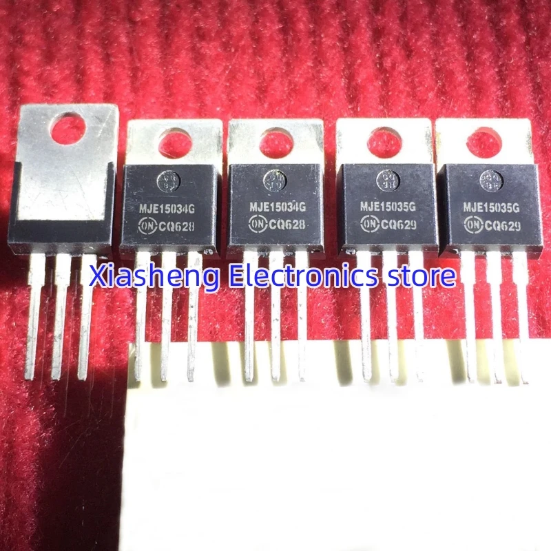 New Original 5Pairs MJE15034G + MJE15035G TO-220 Audio Amplifier Transistor In Stock