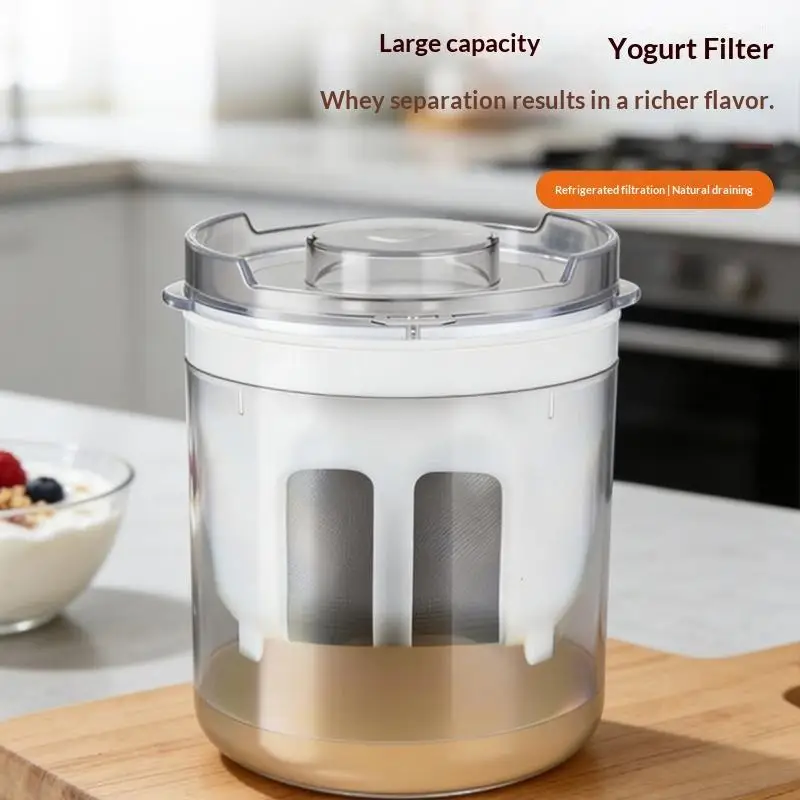 Greek Yogurt Strainer Stainless Steel Strainer Whey Separation Tools Multi-functional Yogurt Filter With Fine MeshBH-ELEVEN