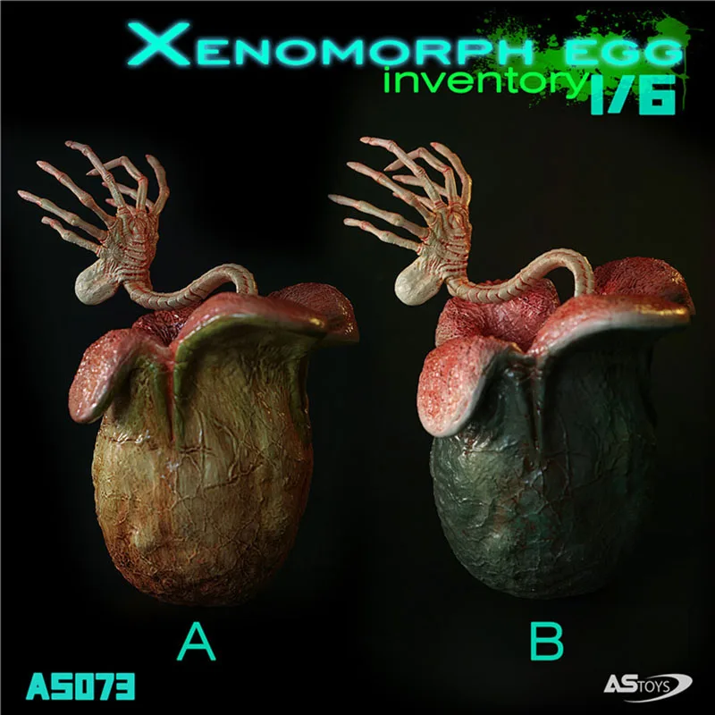 ASTOYS AS073 1/6 Xenomorph Egg Heterozygote Braised Face Insect Figure Model Scene Accessories Props Fit 12'' Action Figure Body