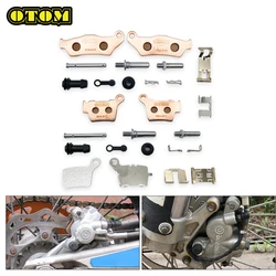 Motorcycle For Brembo KTM HUSQVARNA GASGAS Front Rear Brake Caliper Pad Spring Heat Insulation Sheet Repair Kit SXF XCF FC FE TE