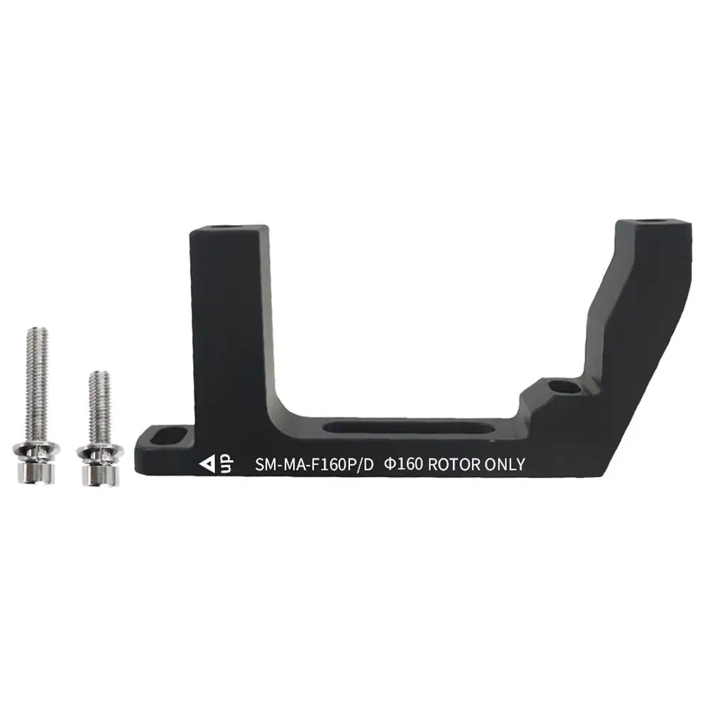 Black Disc Brake Mount Adapter Front/Rear Brake 160mm Ultralight PM/IS Converter Rotor Bicycle Accessories Exchange Bracket