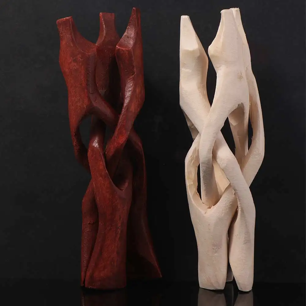 Desktop Decorative Prop Multipurpose Abalone Shell Holder Fancy Safe Wooden Tripod Wood Portable Display Stand Room Decor