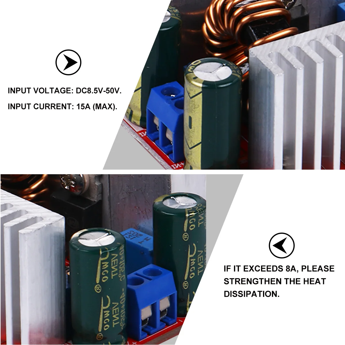 

Dc-Dc Step-Up Boost Converter Constant Current Power Supply Module LED Driver Heat Dissipation Solar Panel Voltage