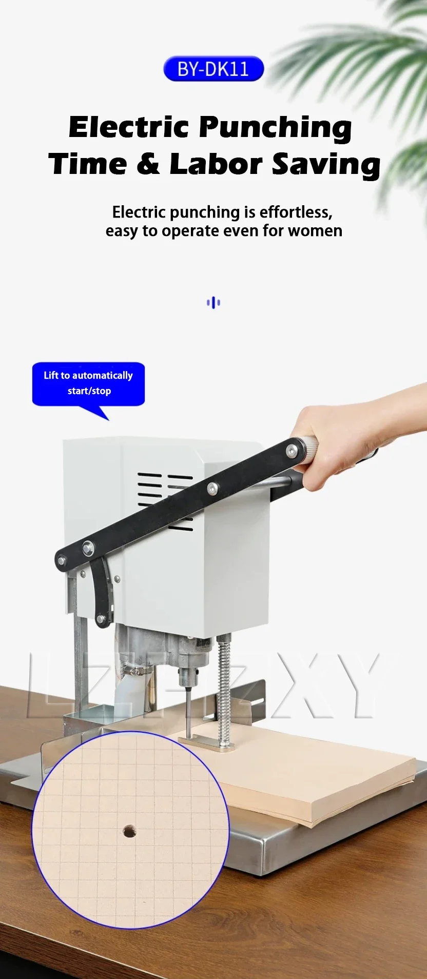Single-head Electric Punching Machine 5CM Thick Drilling Machine Used for Punch