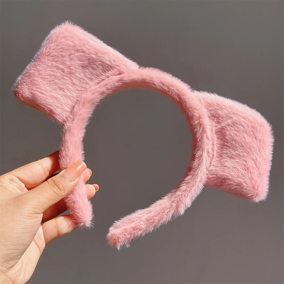 Soft Plush Dog Ears Headband Cute Cartoon Women Girls Kids Party Festival Fantastic Hair Accessories Furry Animal Ears Hairband