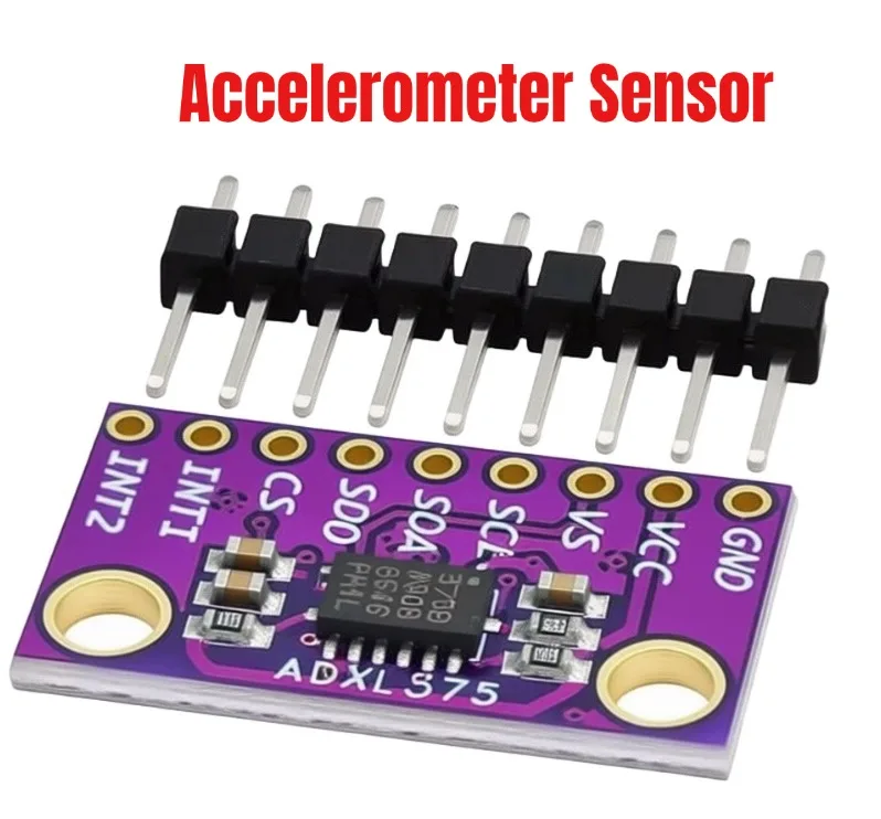 ADXL375 Triaxial Accelerometer Module ±200g Low Power Shock Resistant Sensor For Robot Industrial Vibration Detection