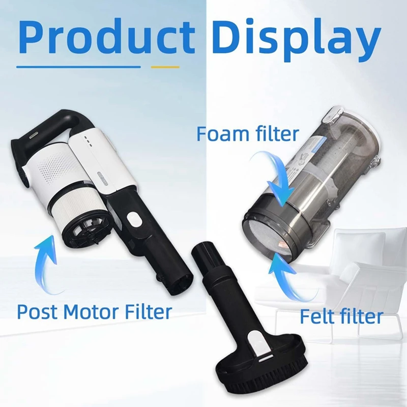 Сменный Набор фильтров для беспроводного пылесоса Levoit LSV-V201-WUS, улучшенная 5-ступенчатая система фильтрации