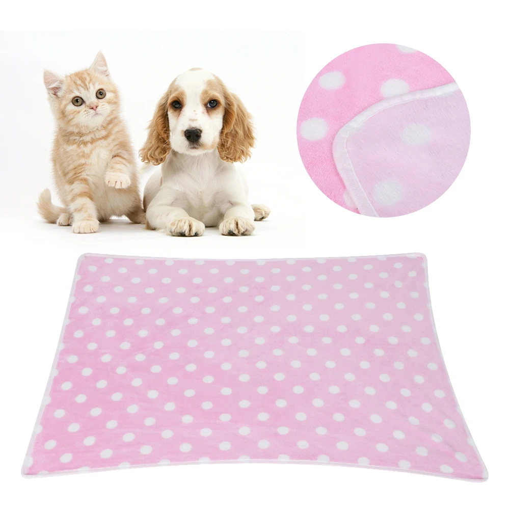 Warm Soft Pet Dog Blanket Mat Plush Pet Sleeping Blanket for Dogs Cats Warm Breathable Cat Cover Blanket Pet Dog Supplies